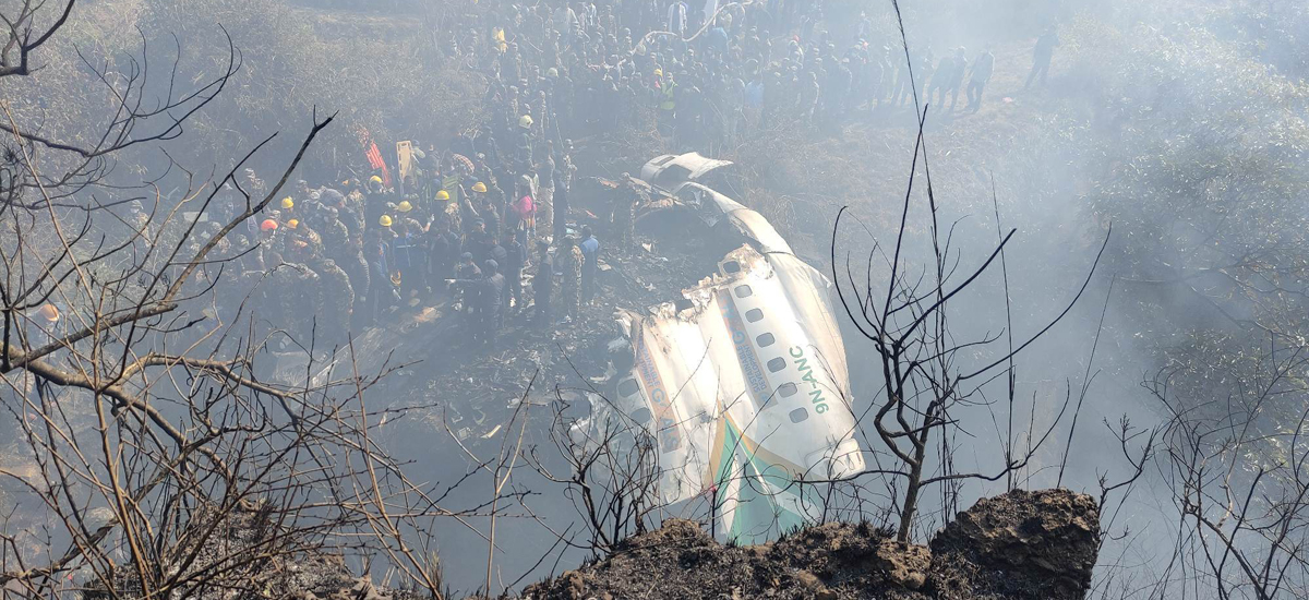 विमान दुर्घटना : ४ जनाको अवस्था अझै अज्ञात, खोजी कार्य जारी