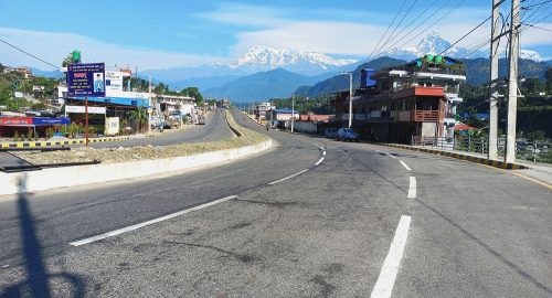 पोखरा-बाग्लुङ राजमार्गमा यातायात बन्द गरेर काम गरिने