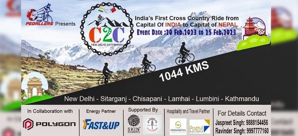 ९ साइकलिस्टले सुरु गरे दिल्ली–काठमाडौंको साइकल यात्रा
