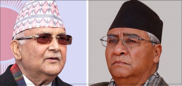 ओली भेट्न बालुवाटार पुगे देउवा