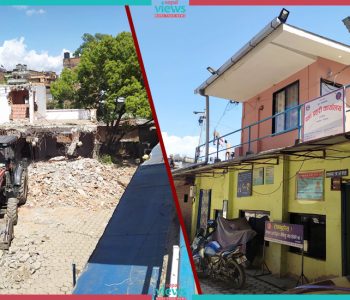 प्रहरी कार्यालय भत्काएर व्यापारिक कम्प्लेक्स बनाउँदै ललितपुर महानगर