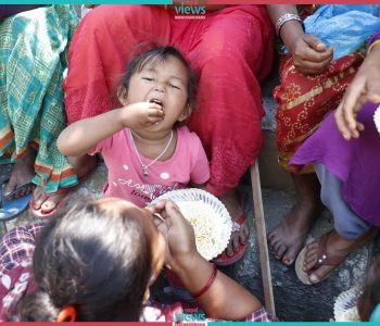 चैते घाममा मुरही र पानीको भरमा सुदखोरपीडितको आन्दोलन (फोटोफिचर)