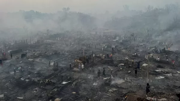 बंगलादेशको रोहिंग्या शिविरमा भीषण आगलागी, २ हजार टहरा जले, १२ हजार जना घरबारविहिन