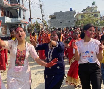 फागुपूर्णिमा पर्वमा लक्ष्मीनारायणको रथयात्रा