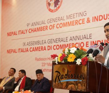 नेपाल इटली उद्योग वाणिज्य संघको अध्यक्षमा अग्रवाल निर्वाचित