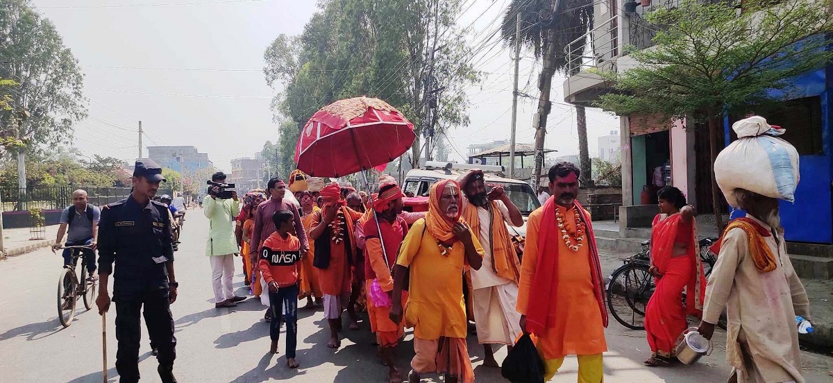 जनकपुरधामको अन्तरगृह परिक्रमा गरी मिथिला परिक्रमा सम्पन्न