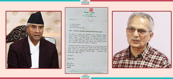 बाबुरामलाई देउवाको पत्र : ‘गठबन्धनलाई राष्ट्रियस्तरमा अझै कसिलो बनाउन अघि बढौं’
