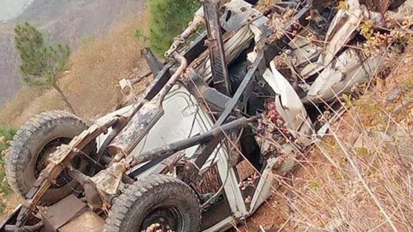 रामेछापमा जिप दुर्घटना, चालकको मृत्यु