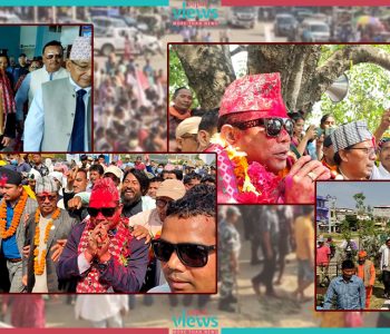 रेशम चौधरीलाई बर्दियामा भव्य स्वागत : ८४ सालमा सत्तामा पुग्ने दाबी (तस्वीरहरु)
