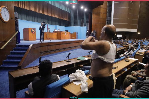 अमरेशकुमार संसद्मा नांगिदैगर्दा उनीविरुद्ध अख्तियारमा उजुरी दर्ता