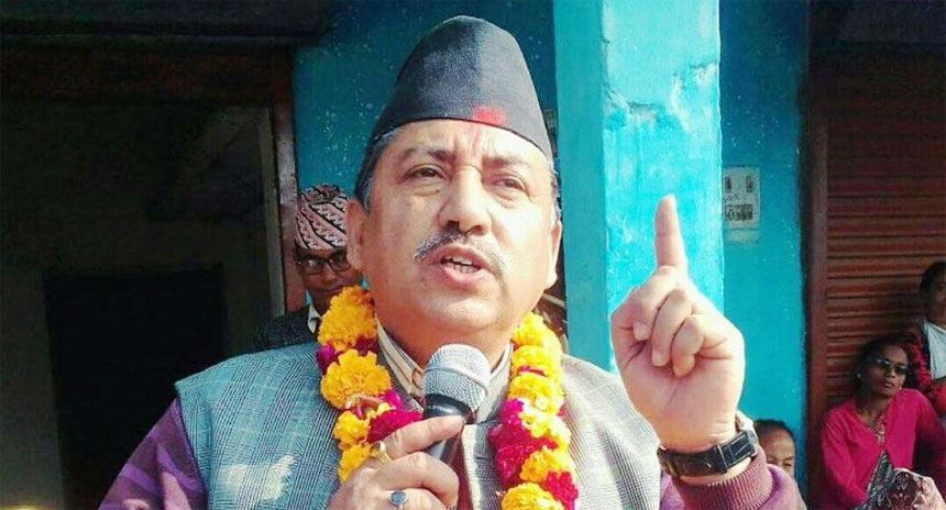 पुल निर्माणको माग राख्दै संघीय सांसद नै आमरण अनसनमा