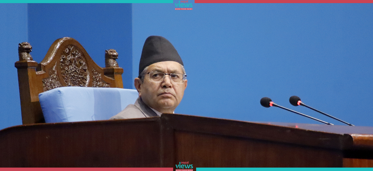 सांसद्हरूलाई विषयमा केन्द्रित भनाइ राख्न सभामुखको ध्यानाकर्षण