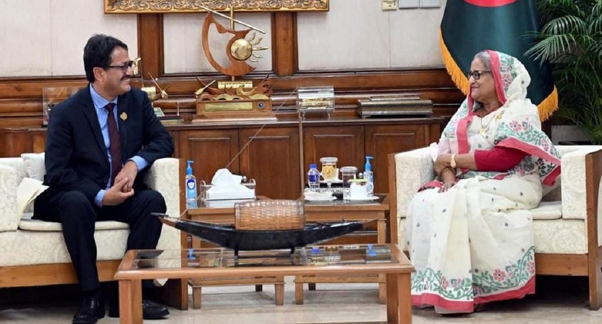 परराष्ट्रमन्त्री साउद र बङ्गलादेशका प्रधानमन्त्री हसिनाबीच भेटवार्ता