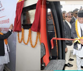 लुम्बिनी केबलकार व्यावसायिक रुपमा सञ्चालन, प्रधानमन्त्री प्रचण्डले गरे उद्घाटन