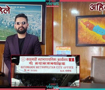 बैंग्लोरमा रहेका बालेनको कार्यकक्षमा भारतीय भूमिसहितको ‘ग्रेटर नेपाल’को नक्सा