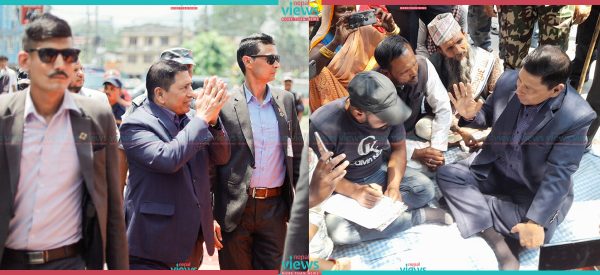 माइतीघरमा आन्दोलनरतलाई गृहमन्त्रीको आश्वासन : सिंहदरबार आउनोस् समस्य समाधान गर्छौं