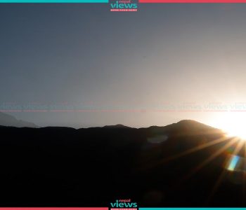 ७ तस्वीरमा घान्द्रुकबाट देखिने सूर्योदय