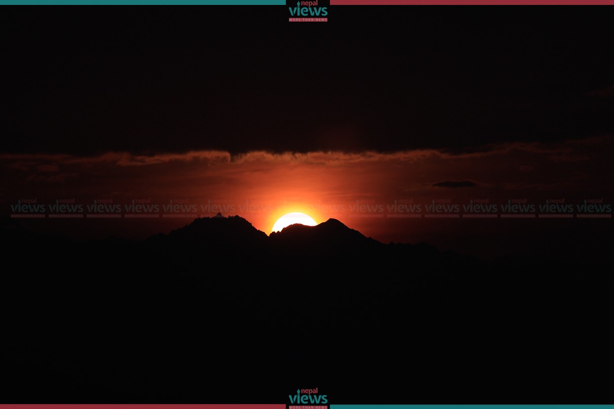 बन्दीपुरमा सुन्दर सूर्योदय (तश्वीरहरु)