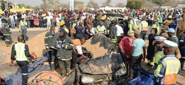बोत्स्वानामा सडक दुर्घटना हुँदा २२ जनाको मृत्यु, ७ घाइते