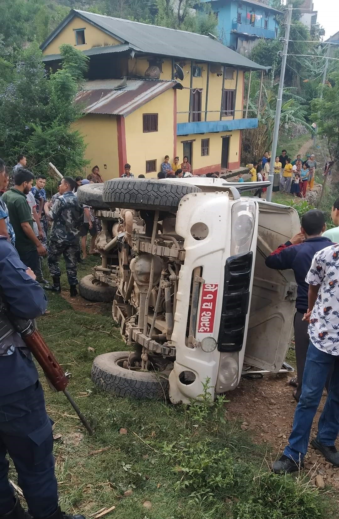 रुकुम पश्चिममा जिप दुर्घटना,१० जना घाइते