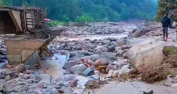 संखुवासभामा भीषण बाढी, सुपर हेँवाखोला आयोजनाका १७ जना कामदार सम्पर्कविहिन