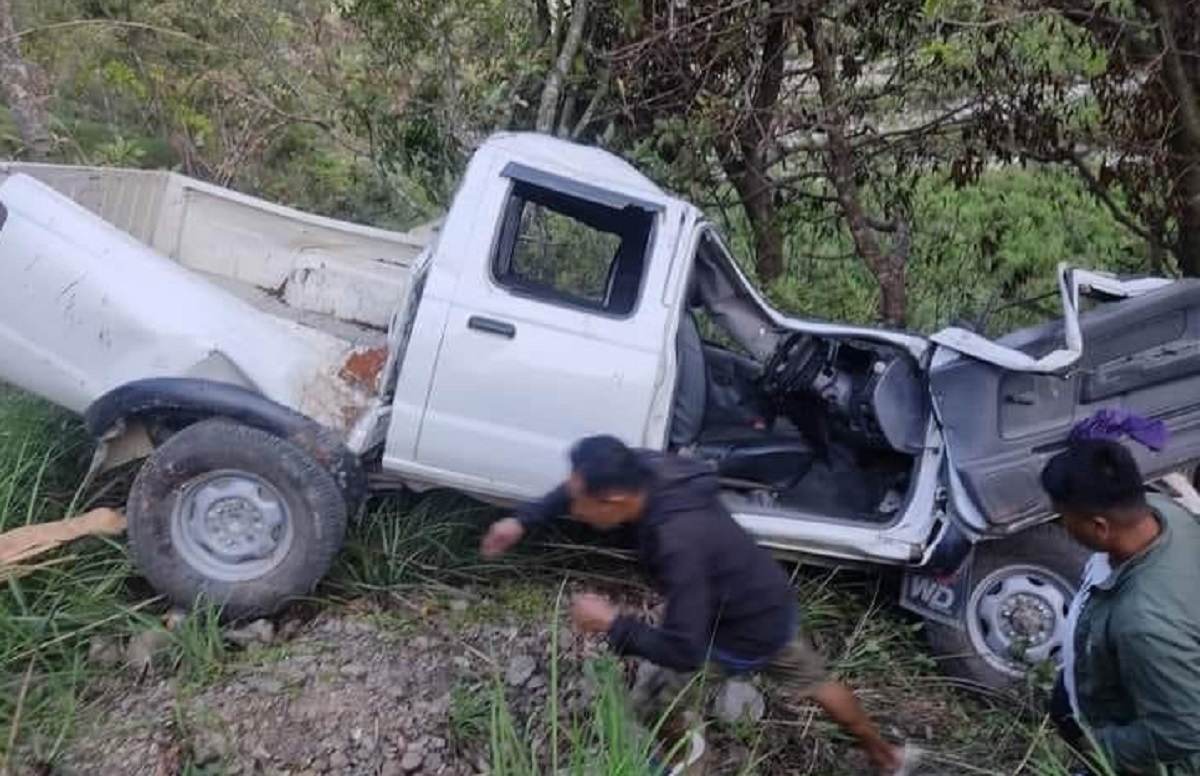 स्याङ्जामा सरकारी गाडी दुर्घटना हुँदा एक जनाको मृत्यु, तीन जना घाइते