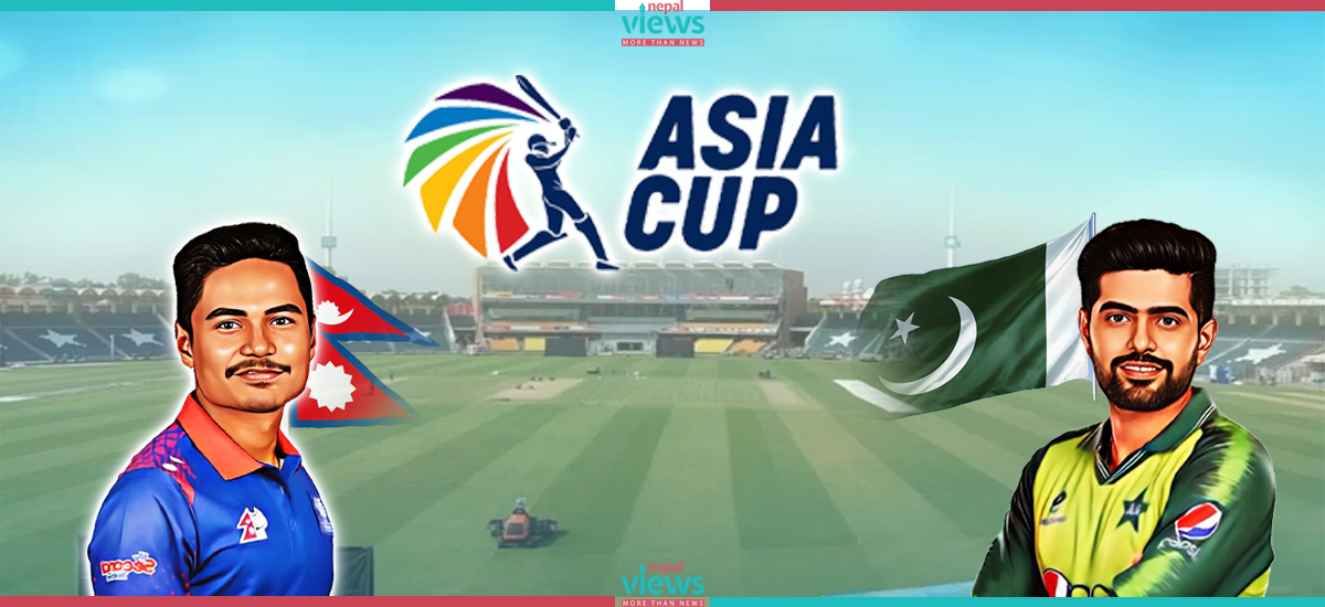 एसिया कप क्रिकेट : पाकिस्तानविरुद्ध नेपाललाई तेस्रो सफलता