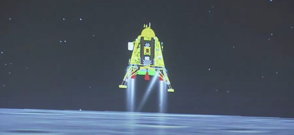 चन्द्रयान-३ चन्द्रमाको दक्षिणी ध्रुवमा सफल अवतरण, भारतले बनायो इतिहास
