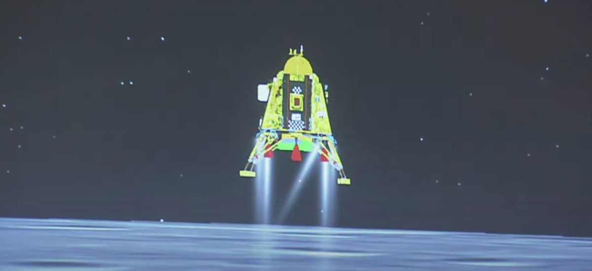 चन्द्रयान-३ चन्द्रमाको दक्षिणी ध्रुवमा सफल अवतरण, भारतले बनायो इतिहास