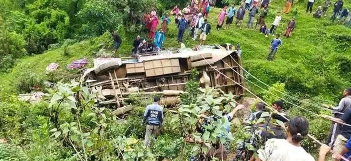 रोल्पा दुर्घटनाका चार घाइतेको मृत्यु