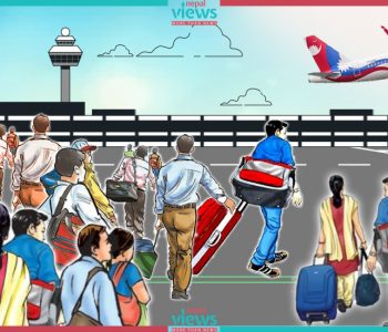 घट्न थाले रोजगारीका लागि विदेसिने युवा