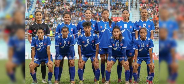 महिला फुटबल : नेपाल र बङ्गलादेशको खेल बराबरीमा टुंगियो