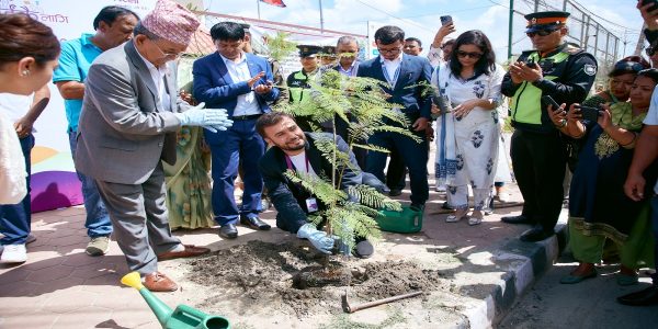 वार्षिकोत्सवको अवसरमा एनसेलले गर्‍यो वृक्षारोपण 