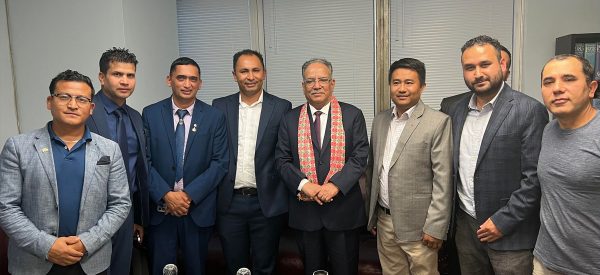अमेरिका पुगेका प्रधानमन्त्रीले भने : विदेशमा रहेका नेपालीलाई पनि मतदानको व्यवस्था गरिनेछ
