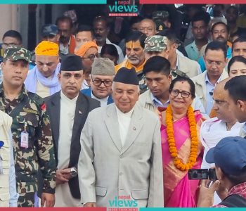 राष्ट्रपति पौडेलद्वारा जानकी मन्दिरमा विशेष पूजा-अर्चना
