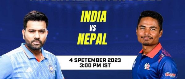एसिया कप क्रिकेटमा नेपालले भारतसँग खेल्दै, भारत धेरै दबाबमा