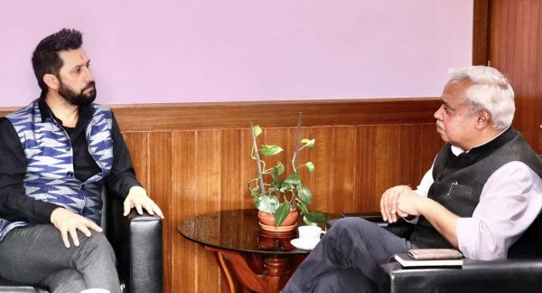 रास्वपा सभापति लामिछानेसँग भारतीय राजदूतको भेट