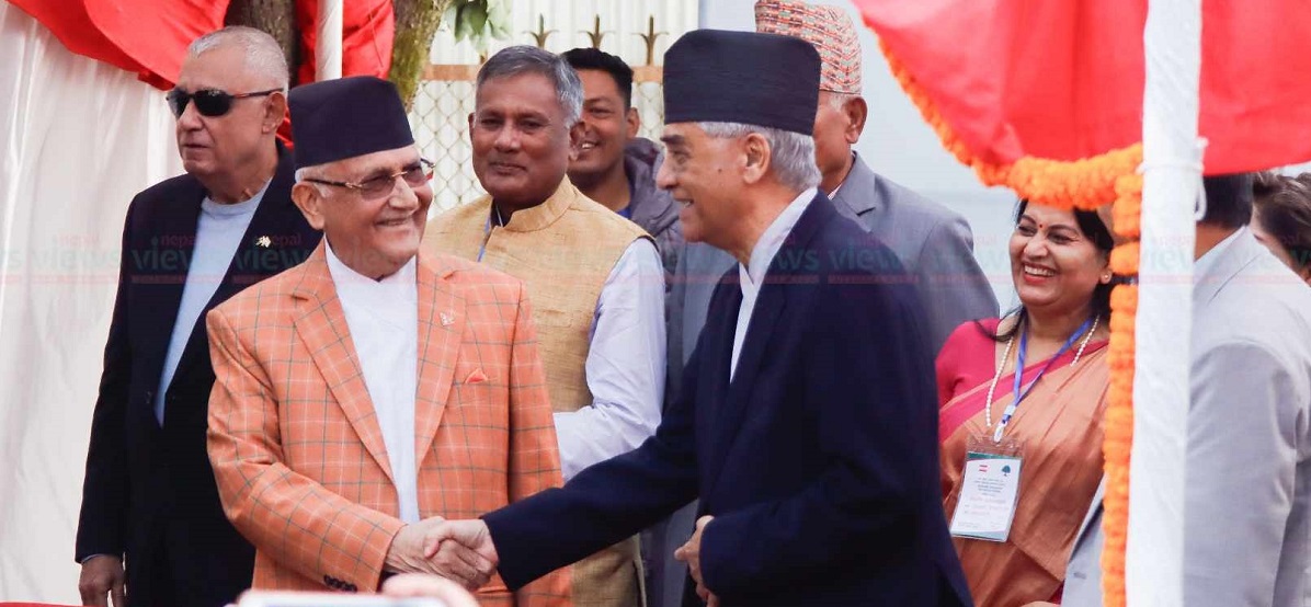२० तस्वीरमा हेर्नुहोस् कांग्रेसको चियापानमा भएको जमघट