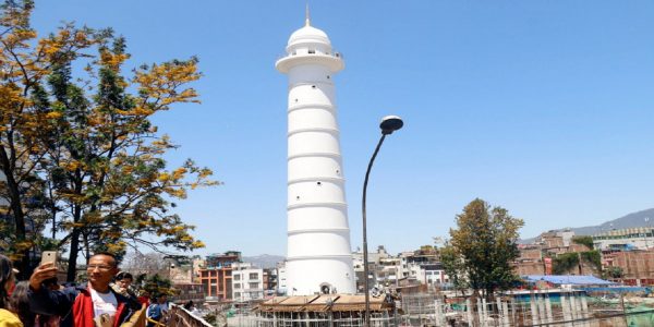 सुन्धारास्थित धरहराको भूमिगत पार्किङ खुला, शुल्क नलाग्ने  