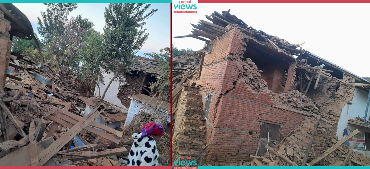 भूकम्पपीडितलाई विप्लव नेतृत्वको नेकपाले २५ क्विन्टल चामल दिने