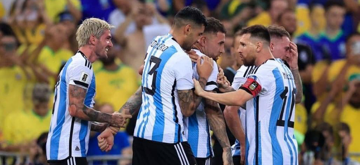 विश्वकप फुटबल छनोट : ब्राजिलमाथि अर्जेन्टिनाको जित
