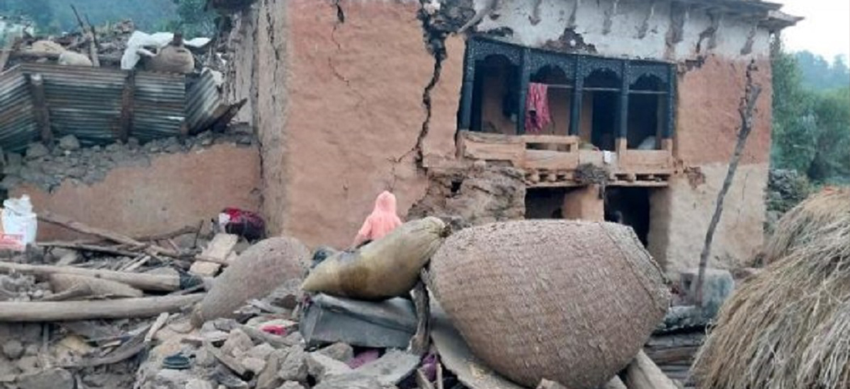 जाजरकोटमा ५.८ म्याग्निच्यूडको परकम्प, भूकम्पपीडित त्रस्त