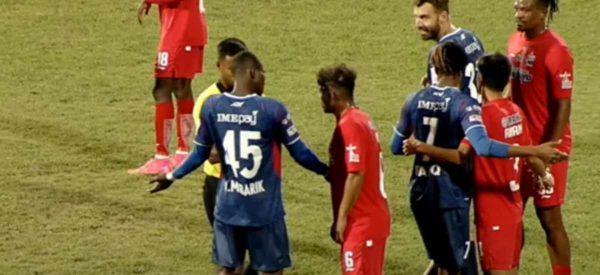 एनएसएल फुटबल : पहिलो हाफमा काठमाडौं र चितवनको बराबरी