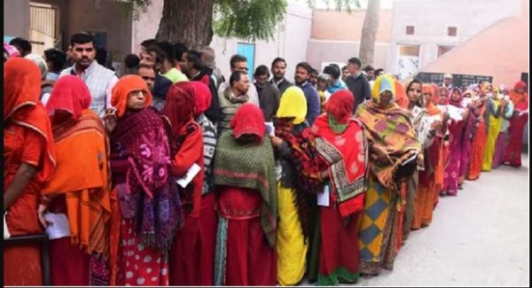 राजस्थान विधानसभा चुनाव : साँझ छ बजेसम्म ५७.२४ प्रतिशत मतदान