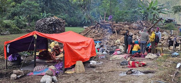 रुकुमपश्चिममा ३० हजार अस्थायी आवास निर्माण, ३ सय ५९ लाभग्राहीले पहिलो किस्ता पाउन बाँकी