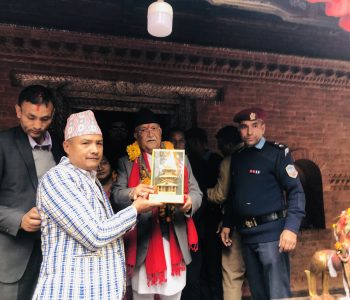 ओलीले गरे बागलुङ कालिका भगवती मन्दिरमा विशेष पूजा