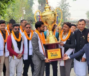 मधेसको क्रिकेट टिमलाई प्रदेश सरकारको सम्मान, पाँच लाख रुपैयाँ पनि दिने