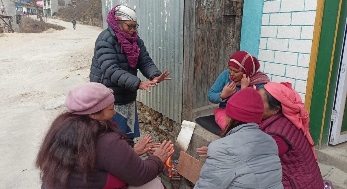 सल्लेरीमा आगो तापेरै स्थानीयको दिन बित्दै, पाइपमै पानी जम्न थालेपछि समस्या