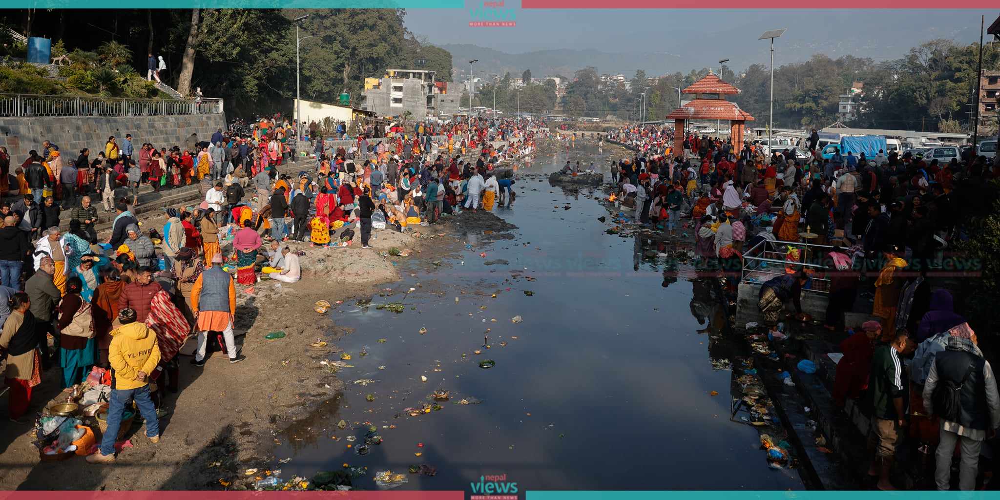 गया औँसीमा पितृलाई तर्पण र पिण्डदान (तस्वीरहरू)