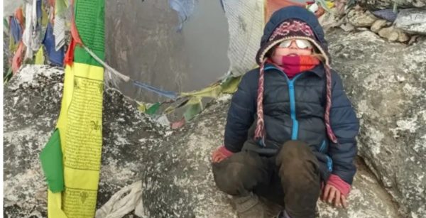 ४ वर्षकी बालिका पुगिन् सगरमाथा बेस क्याम्प, तोडिन् विश्व कीर्तिमान